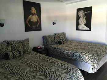 Standard Room, 2 Double Beds | View from room at Highlander Motel