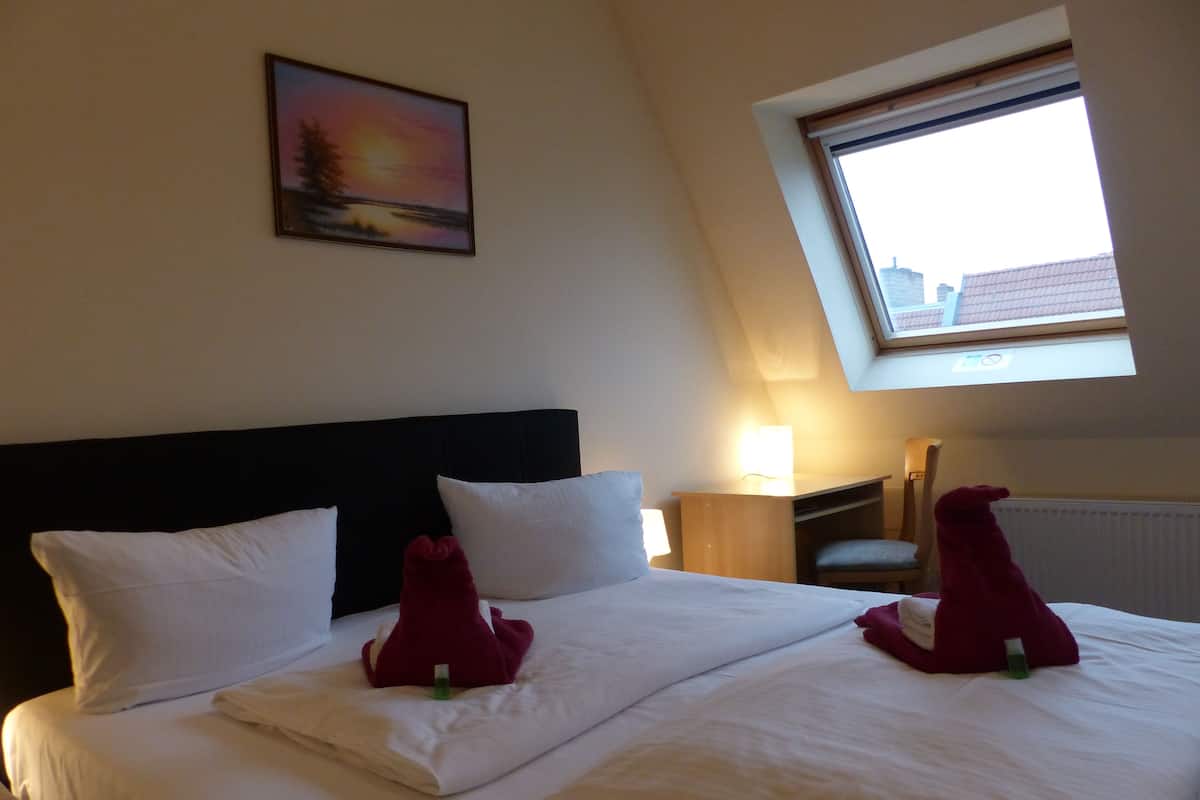 Desk, cots/infant beds, free WiFi