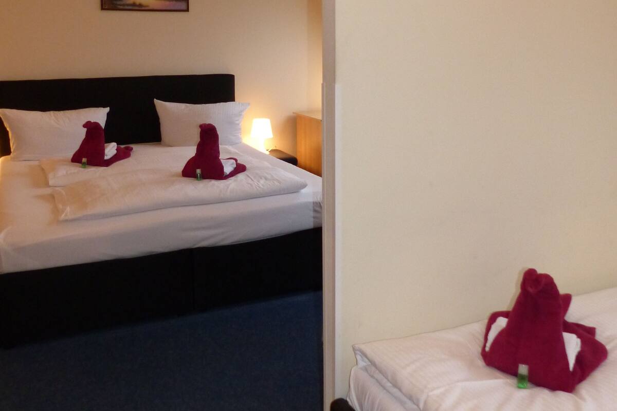Family Room, Private Bathroom | Desk, cots/infant beds, free WiFi