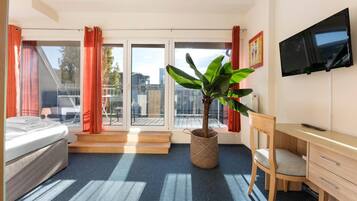 Desk, cots/infant beds, free WiFi