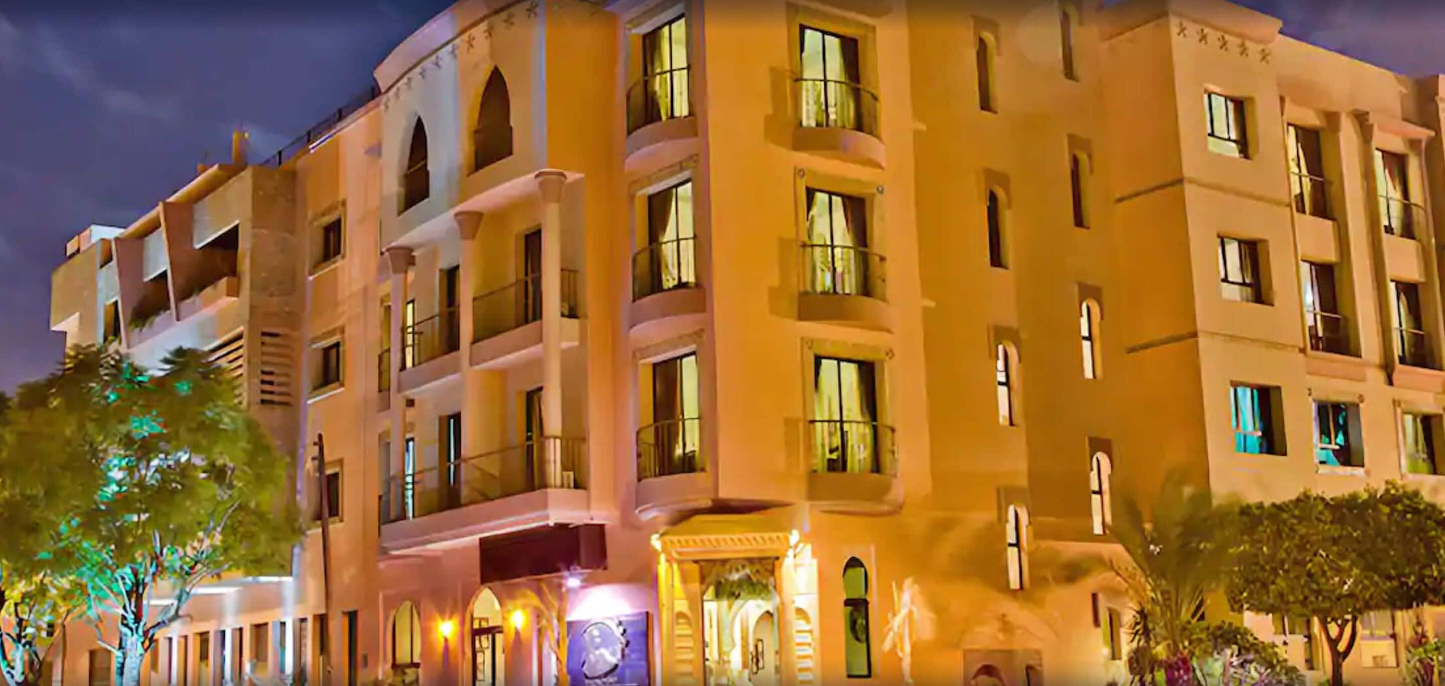 front of property – evening/night