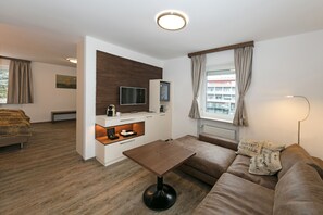 42-英寸纯平电视 （配备卫星频道）、电视