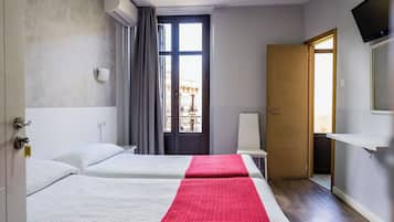 Desk, blackout curtains, iron/ironing board, free WiFi