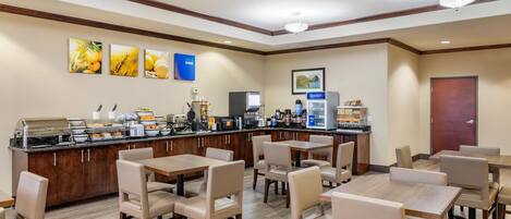 Petit déjeuner continental compris tous les jours