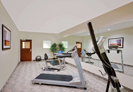 Fitness facility. Microtel Inn & Suites by Wyndham Geneva