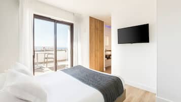 Superior kamer | Luxe beddengoed, Select Comfort-bedden, een kluis op de kamer