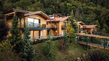 Front of property – evening/night