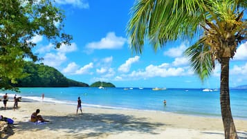 Una playa cerca, traslado desde/hacia la playa gratis