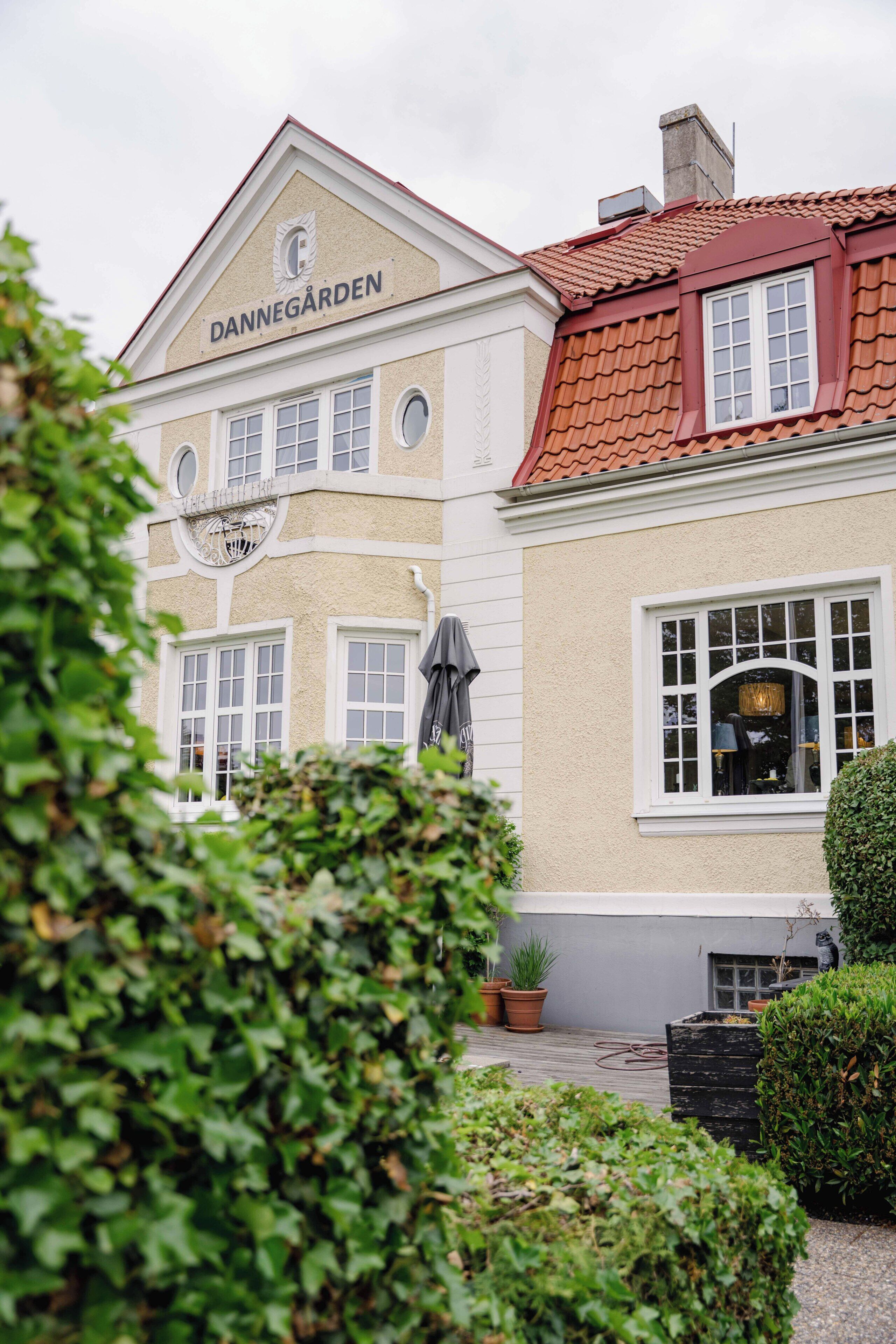 Overnatningsstedets facade
