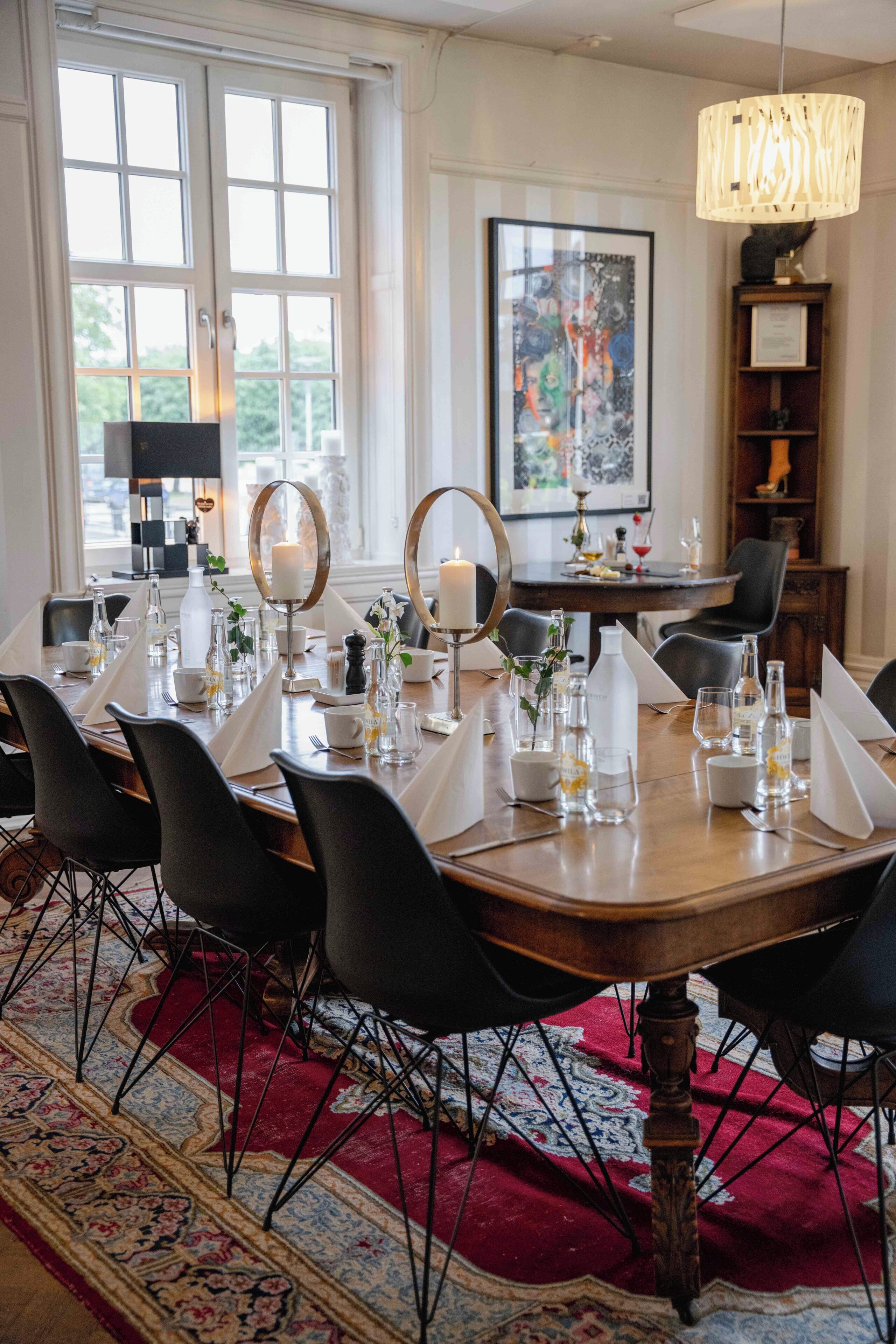 Der serveres morgenmad, frokost og aftensmad