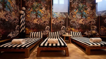 Turkish bath/hammam, body treatments, facials, 2 treatment rooms