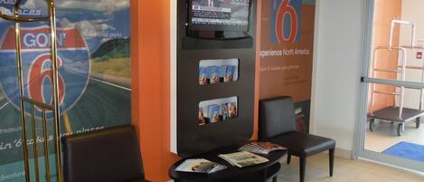 Sala de estar en el lobby