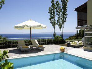 Phòng Superior, hồ bơi riêng, quang cảnh biển | 1 phòng ngủ, bộ đồ giường kháng dị ứng, két bảo mật tại phòng 