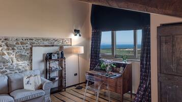 Deluxe Suite, 1 King Bed, Partial Sea View | View from room