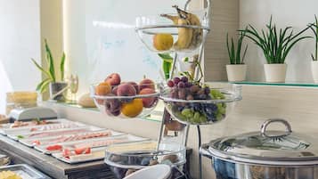 Daily buffet breakfast (EUR 15 per person)