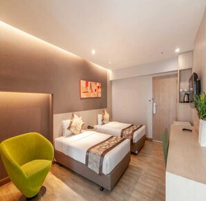 Superior Twin Room | Premium bedding, desk, free WiFi, bed sheets - Palette Hi Hotel Bangkok (Bangkok)