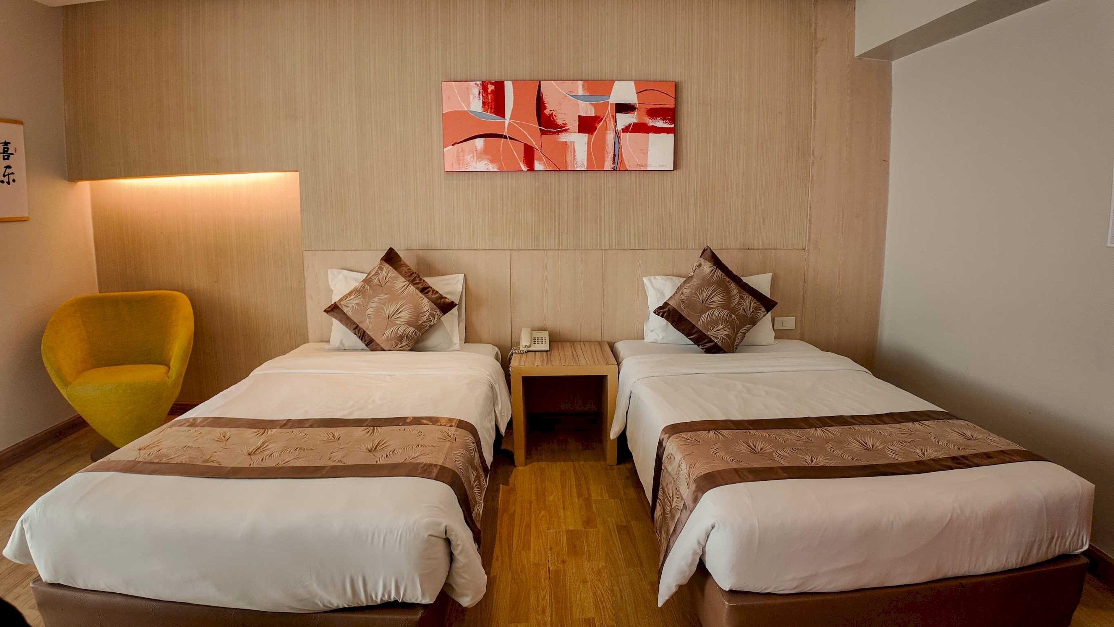 Standard Twin Room | Premium bedding, desk, free WiFi, bed sheets