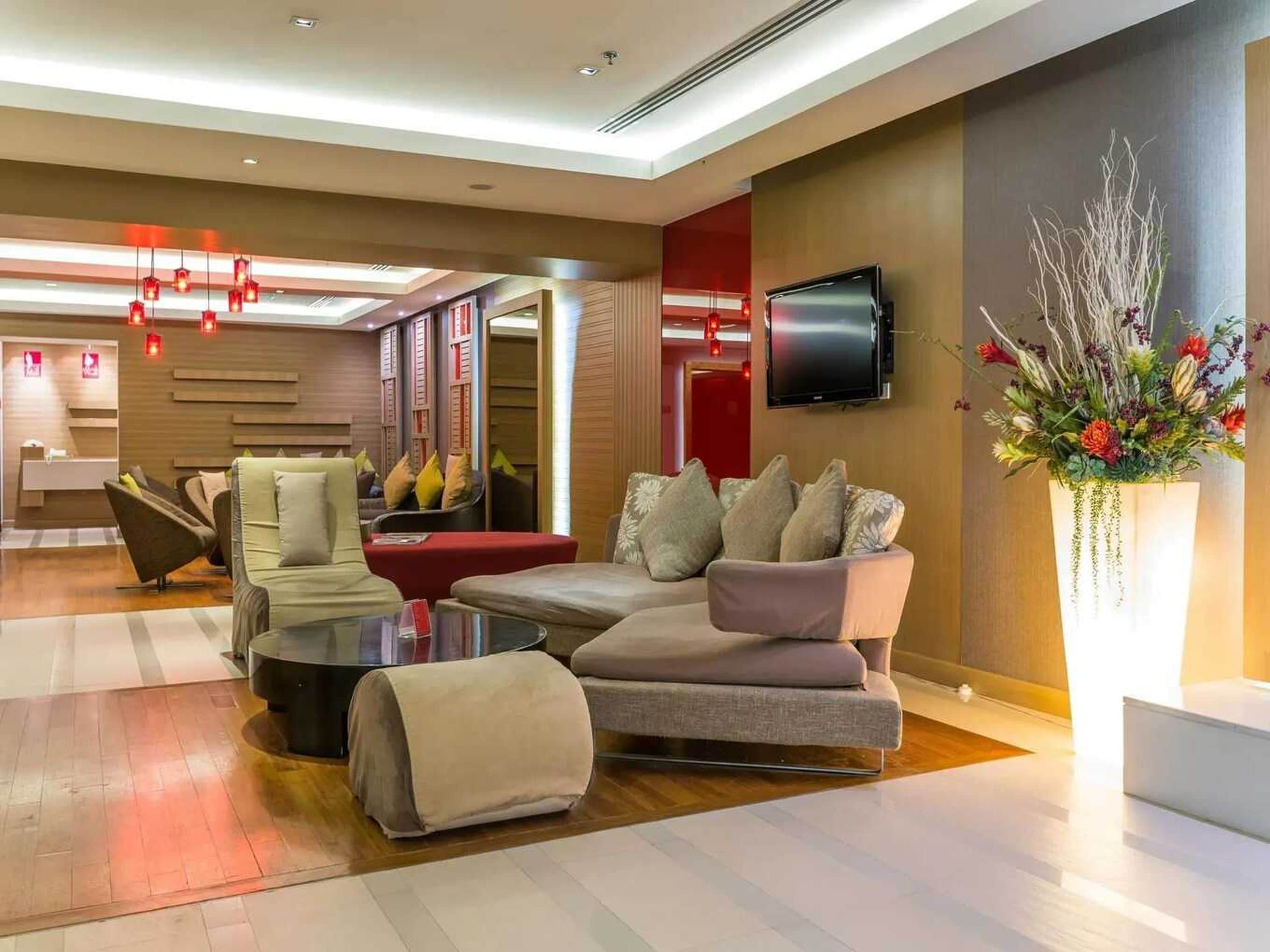 Àrea amb seients del vestíbul