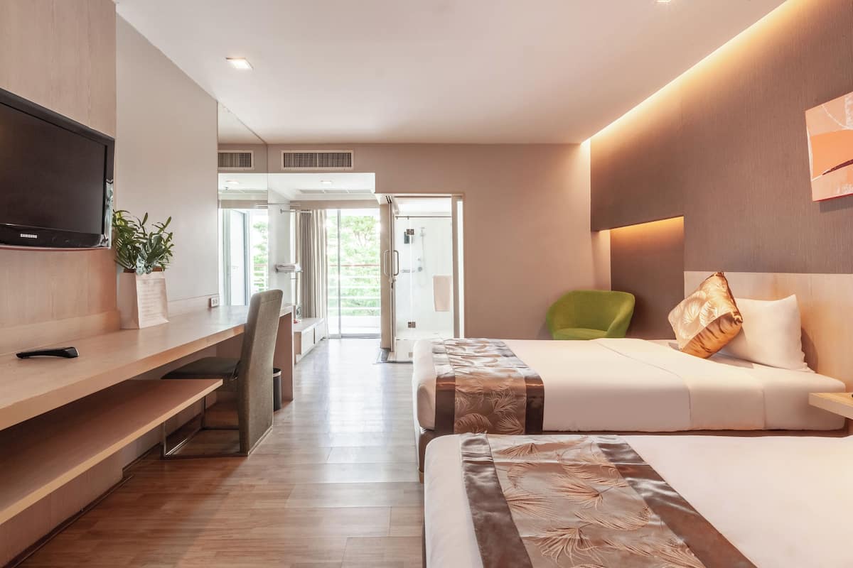 1 habitación, ropa de cama de alta calidad y minibar