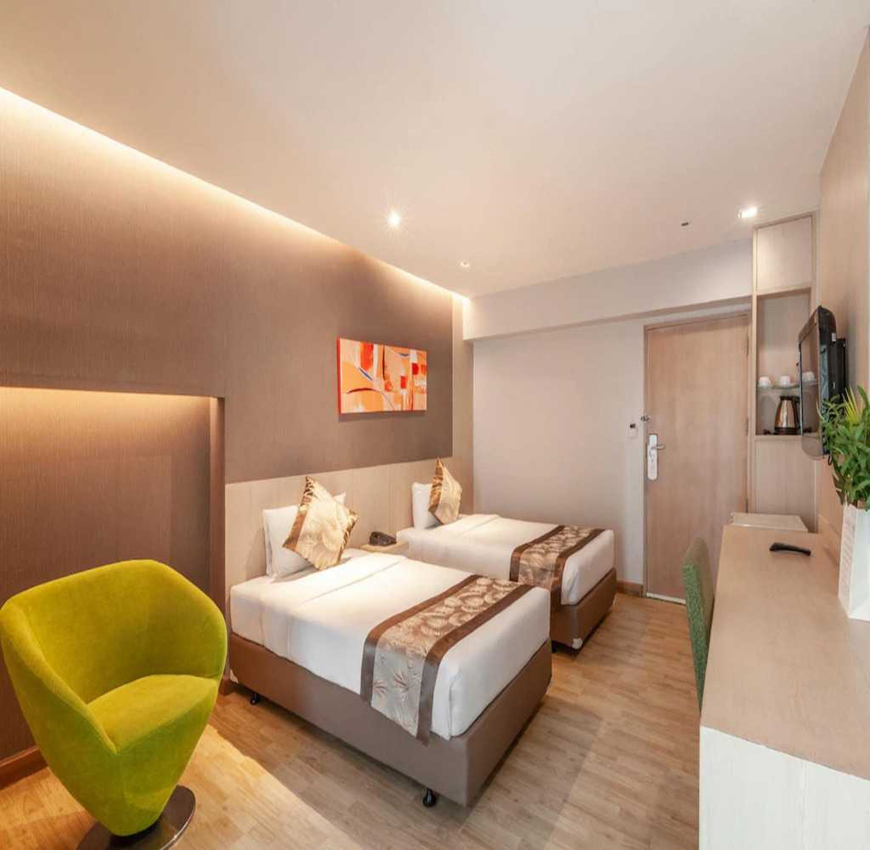 Biancheria da letto di alta qualità, una scrivania, Wi-Fi gratuito