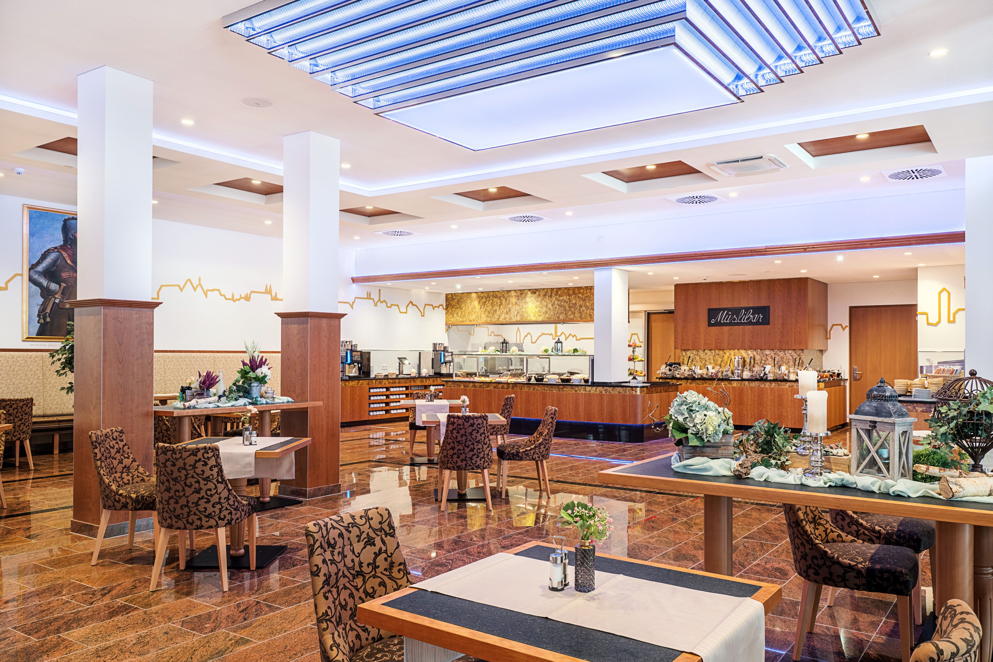 Tägliches inbegriffenes Frühstücksbuffet