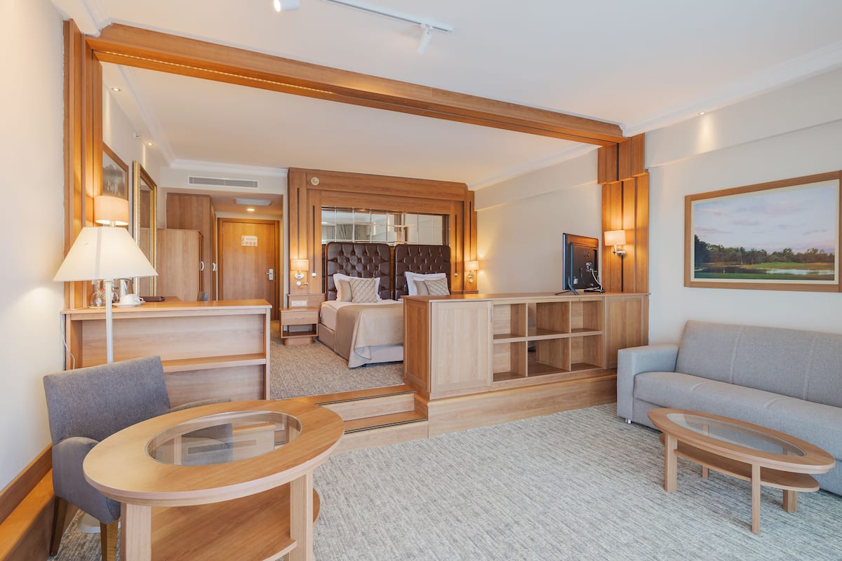 Senior Double Room | Minibar med vissa gratis produkter och värdeförvaringsskåp på rummet
