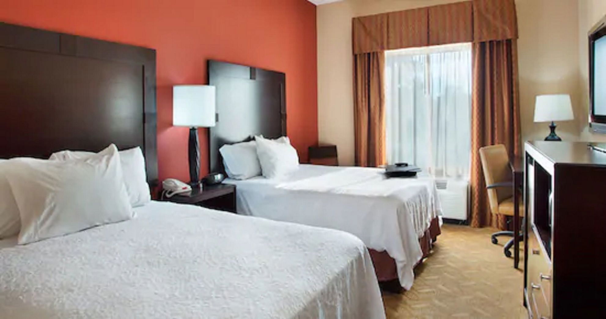 In-room safe, desk, iron/ironing board, free cribs/infant beds
