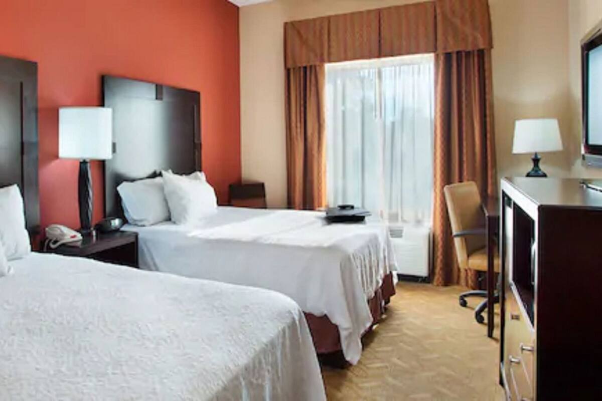 In-room safe, desk, iron/ironing board, free cribs/infant beds