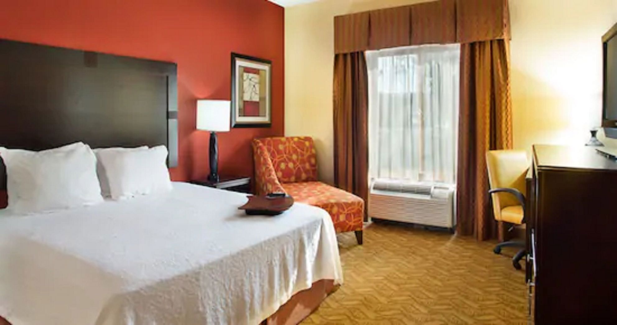 In-room safe, desk, iron/ironing board, free cribs/infant beds
