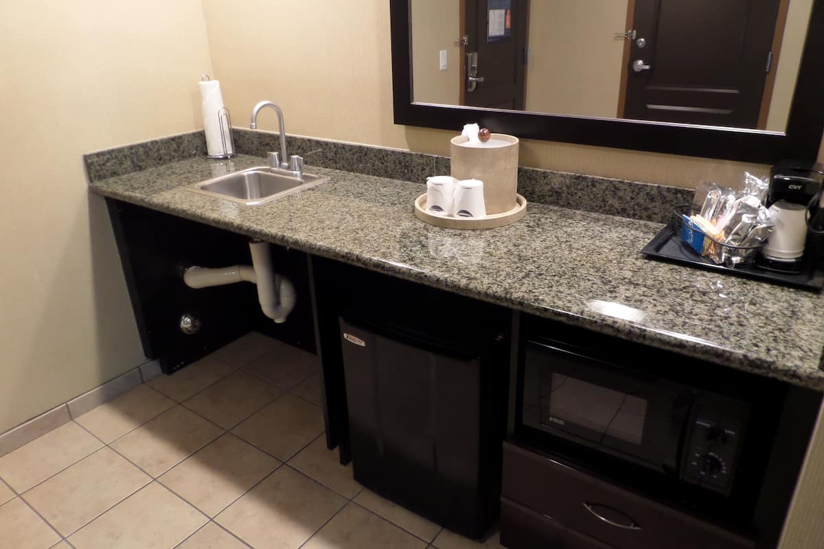 studio, 1 king bed, accessible (roll-in shower) | room amenity