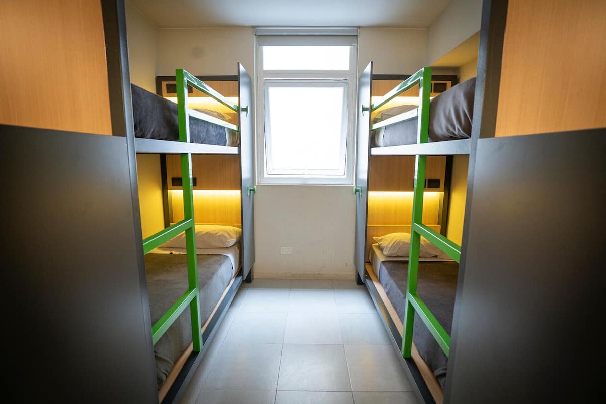 Pillow-top beds, blackout curtains, soundproofing, free WiFi
