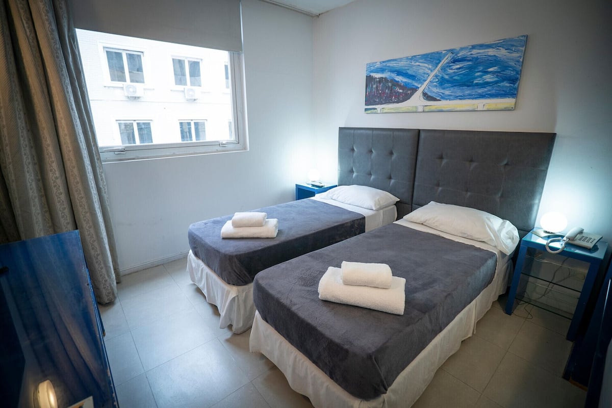 Pillow-top beds, blackout curtains, soundproofing, free WiFi