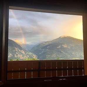 Blick von der Unterkunft