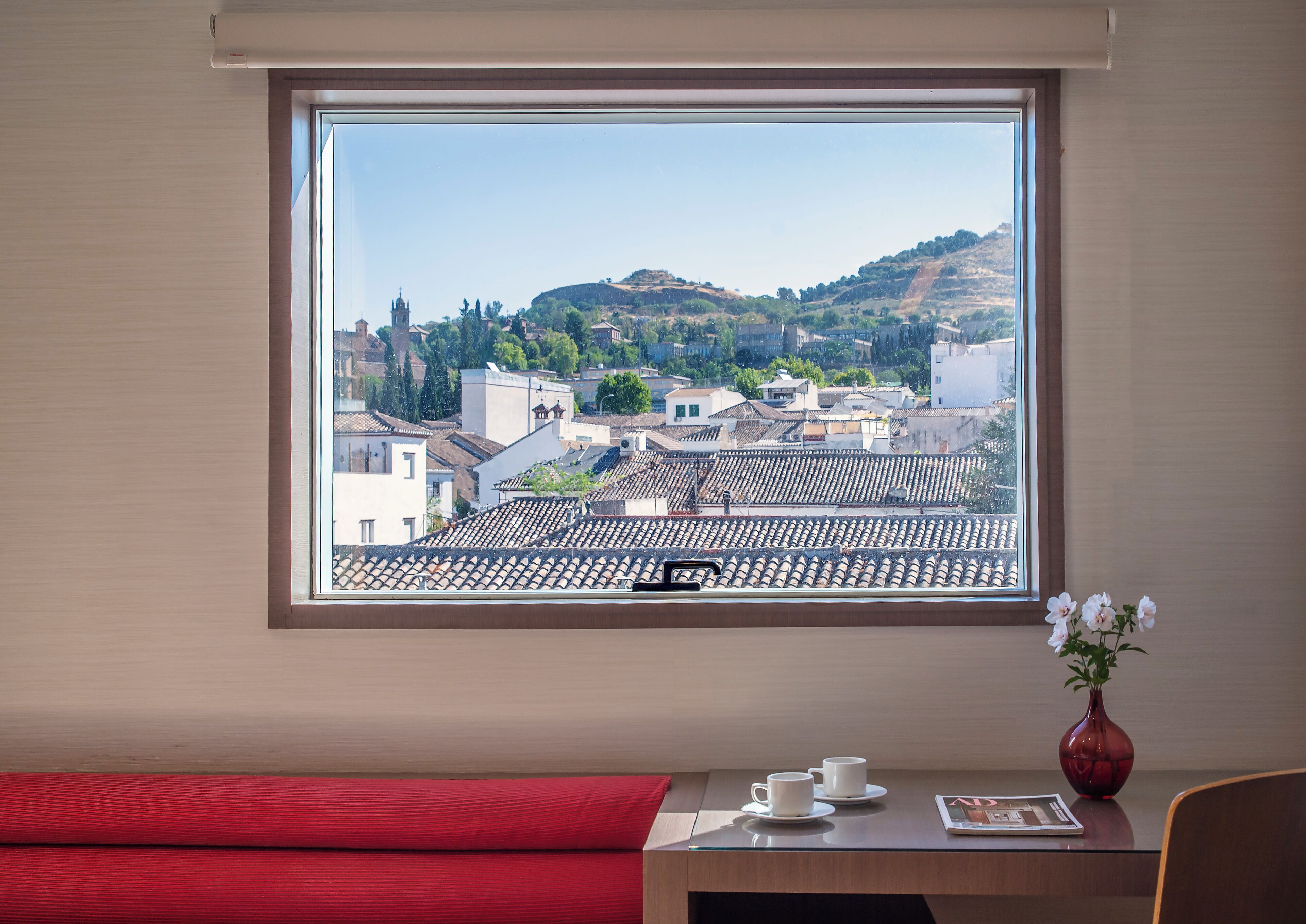 Driepersoonskamer | Uitzicht op de stad