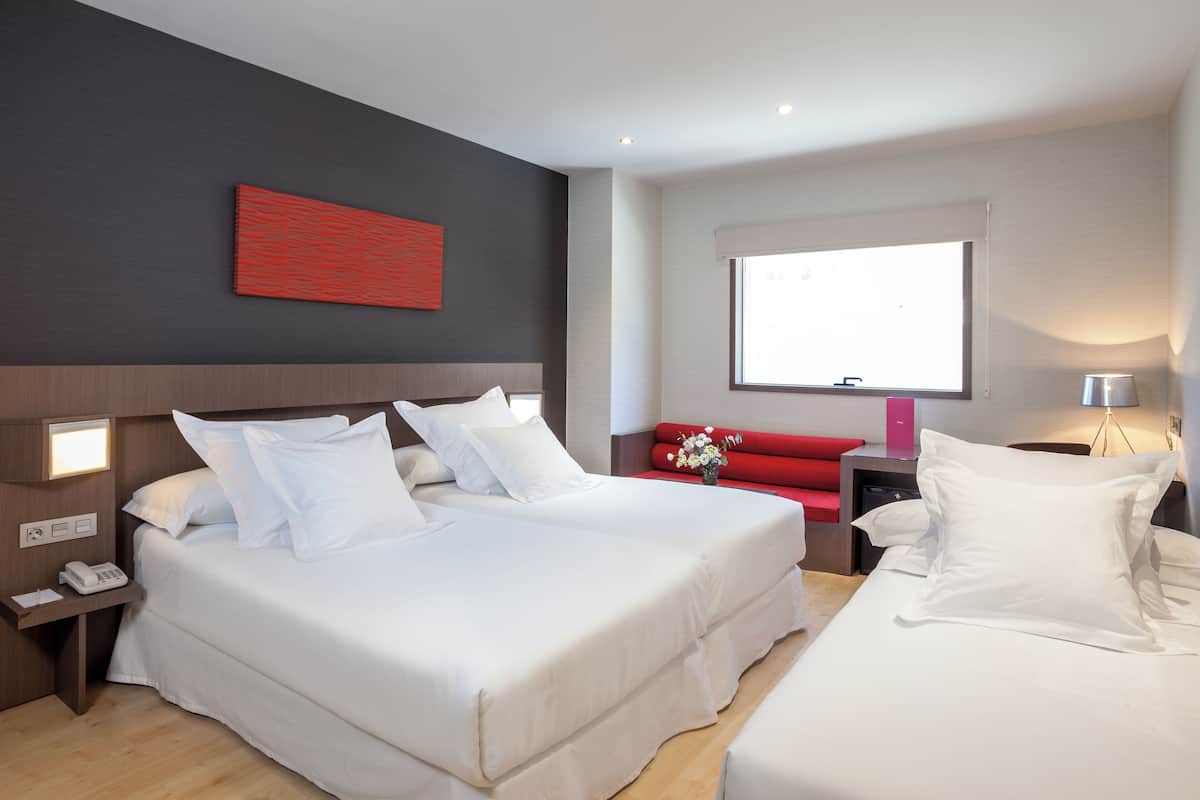 In-room safe, desk, laptop workspace, blackout curtains