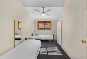 Premium bedding, iron/ironing board, cribs/infant beds, free WiFi