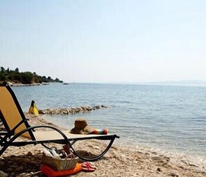 On the beach