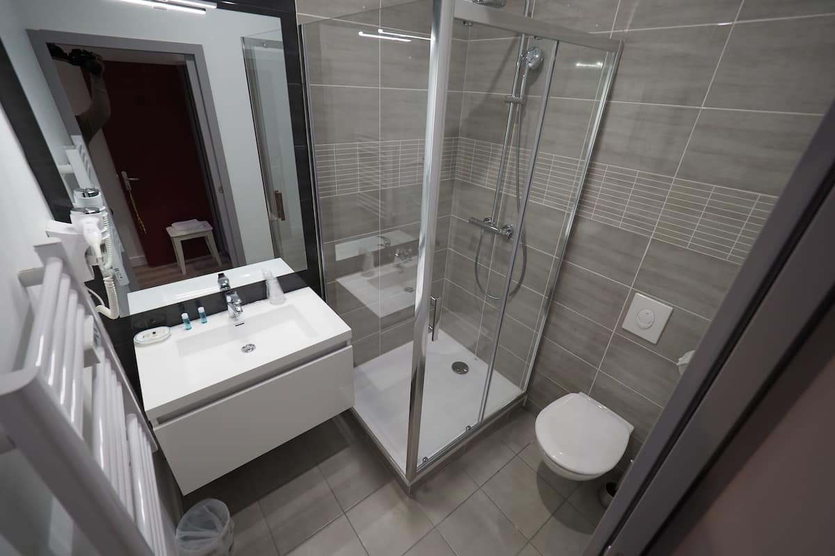 comfort twin room | desk, blackout curtains, soundproofing, iron/ironing board