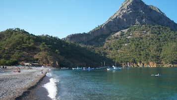 Tæt på stranden