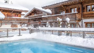 Outdoor pool, open 11:00 AM to 9:00 PM, pool umbrellas, sun loungers