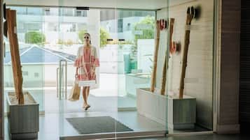 Interior entrance