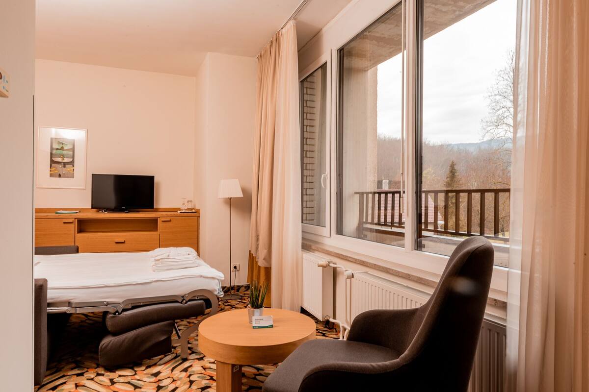 apartment, 2 bedrooms | living room | tv