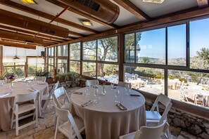 Breakfast, lunch, dinner served; local cuisine - Logos hotel in Yad Hashmona (Mateh Yehuda)