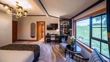 Premium bedding, pillow-top beds, free minibar items, in-room safe