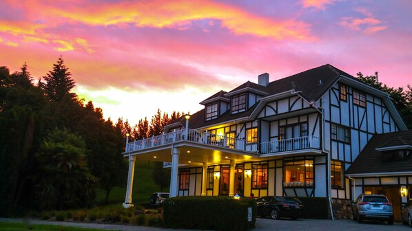 Front of property – evening/night