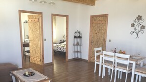 Luxury House, 2 Bedrooms, Sea View | Living room | TV, offices - Anastasia Studios, Apartments & Suites (Rhodes)