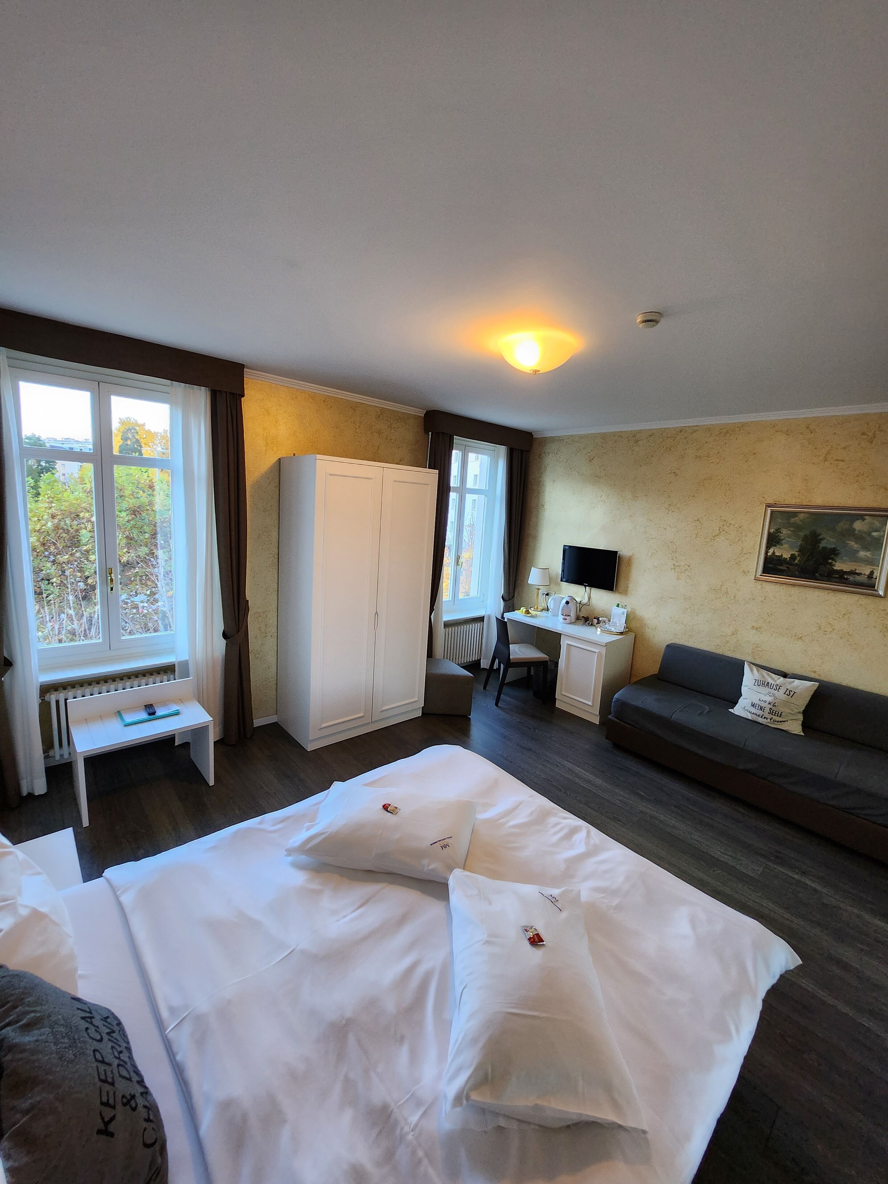 superior double room, city view | view from room