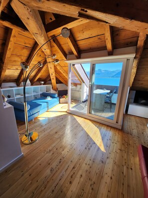 Panoramic Penthouse, 3 Bedrooms (Apartement) | View from room - Hotel Millennium (Locarno)