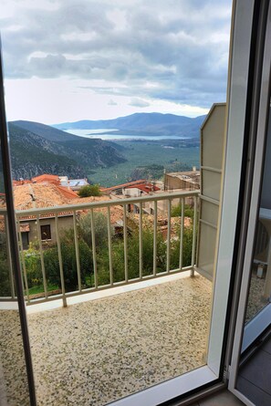 Chambre avec lits jumeaux, vue baie