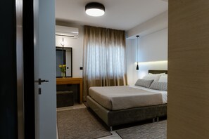 Appartement Luxe, rez-de-chaussée | 1 chambre, literie de qualité supérieure, couette en duvet d'oie
